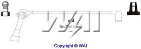 WAIglobal SL421 Ignition Cable Kit